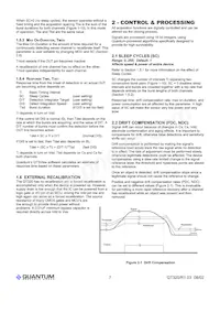QT320-S Datasheet Page 7