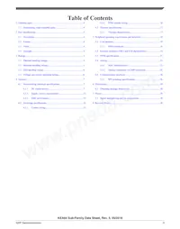 S9KEAZN16AMLH Datasheet Page 3