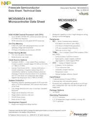 S9S08SC4E0MTGR數據表 封面