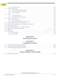 S9S12P96J0CLH Datasheet Page 15