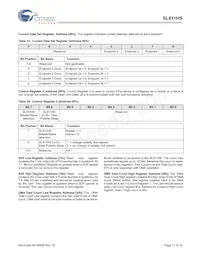 SL811HS Datasheet Page 17