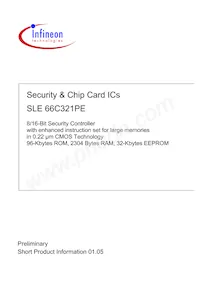 SLE 66C321PE MFC5.8 Datasheet Cover