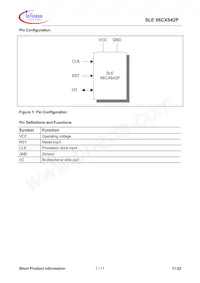 SLE 66CX642P MFC5.8 Datasheet Page 7