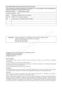 SLE 88CX720P M5.3 Datasheet Page 2