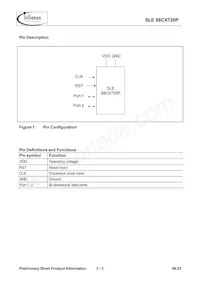 SLE 88CX720P M5.3 Datasheet Page 6