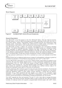 SLE 88CX720P M5.3 Datasheet Page 7
