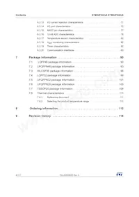 STM32F042C6U7 Datenblatt Seite 4