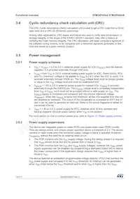 STM32F042C6U7 Datasheet Page 14