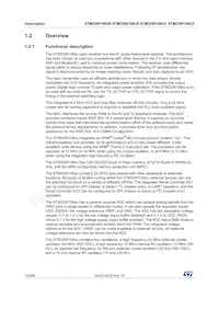 STM32W108CCU74TR Datasheet Page 16