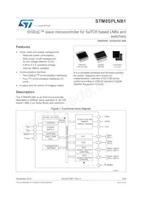 STM8SPLNB1P6 Datasheet Cover