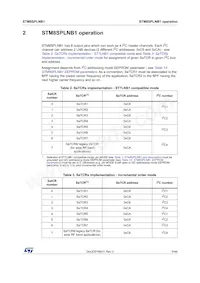 STM8SPLNB1P6 Datasheet Pagina 9