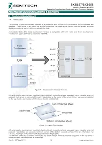 SX8658ICSTRT Datasheet Page 12