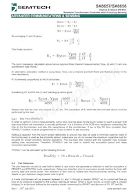 SX8658ICSTRT Datasheet Page 15