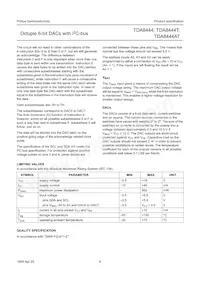 TDA8444T/N4數據表 頁面 6