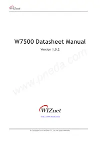 W7500 Datenblatt Cover