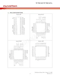 W78E365A40DL Datasheet Page 4