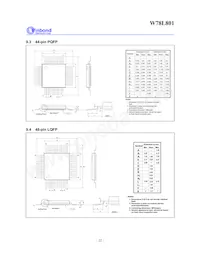 W78L801A24FL Datasheet Page 22