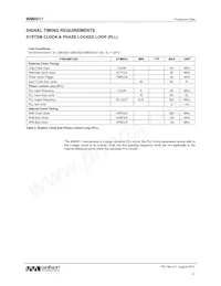 WM0011ECS/R Datasheet Page 17