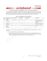 WMS7201050P Datasheet Page 15
