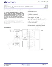 X9314WST2 Datasheet Cover