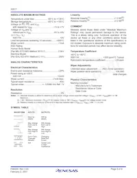X9511WPZ Datasheet Page 5
