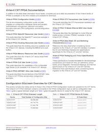 XC6VCX240T-1FF1156I Datasheet Page 3