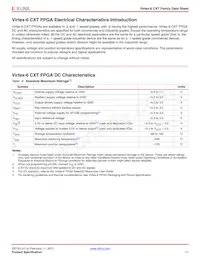 XC6VCX240T-1FF1156I數據表 頁面 11