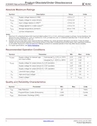 XC9536XV-7VQ44C Datasheet Page 4
