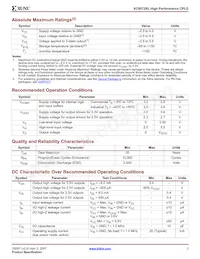 XC9572XL-7PCG44I Datasheet Page 3