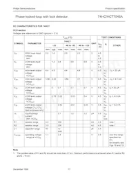 74HC7046AD/AUJ Datasheet Pagina 17