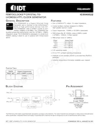 840022AGLFT Datasheet Cover