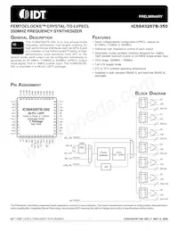 843207BY-350LF Datasheet Cover