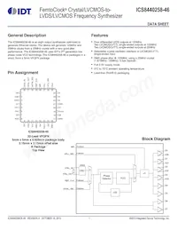 8440258CK-46LF Datasheet Copertura