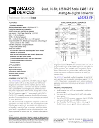 AD9253TCPZ-125EP Datasheet Cover