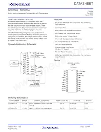 ADC0804LCN Datasheet Cover