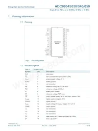 ADC0804S050TS/C1 Datasheet Page 4