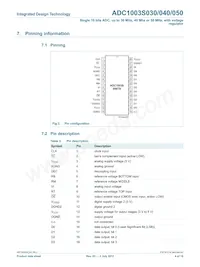 ADC1003S050TS/C1 Datasheet Page 4