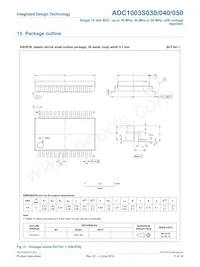 ADC1003S050TS/C1 Datasheet Page 17