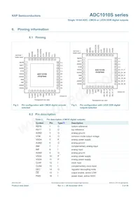 ADC1010S080HN/C1 Datasheet Page 3