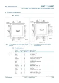 ADC1115S125HN/C1:5 Datasheet Pagina 3