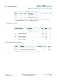 ADC1210S125HN/C1:5 Datasheet Page 5