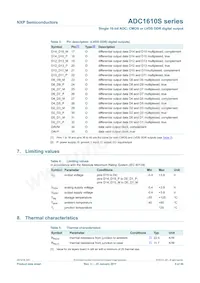 ADC1610S080HN/C1;5 Datasheet Page 5