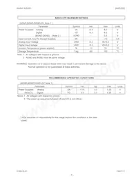 AK5392VS Datasheet Page 5