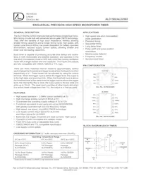 ALD2502PBL Datasheet Cover