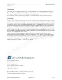 AS1527-BSOU Datasheet Page 21