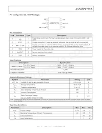 ASM3P2779AF-06OR Datasheet Pagina 2