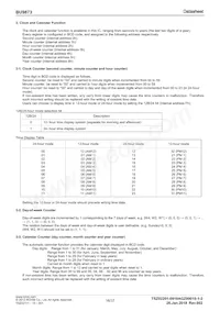 BU9873F-GTE2 Datasheet Page 16