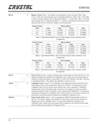 CS43122-KSZ Datenblatt Seite 16