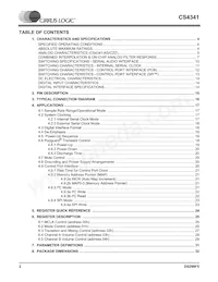 CS4341-KSZ Datasheet Page 2