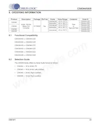 CS4346-CZZ Datasheet Page 23